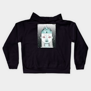 Ice queen dark Kids Hoodie